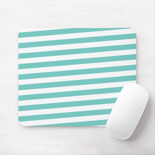 Aangepaste Muismat Abstracte Stripes Aqua (Met muis)