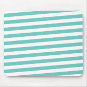Aangepaste Muismat Abstracte Stripes Aqua (Voorkant)