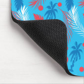 Aangepaste Muismat Tropisch Patriottisch Rood Blau (Hoek)