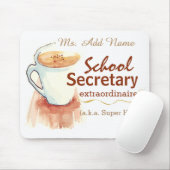 Aangepaste Muismat voor schoolsecretaris (Met muis)