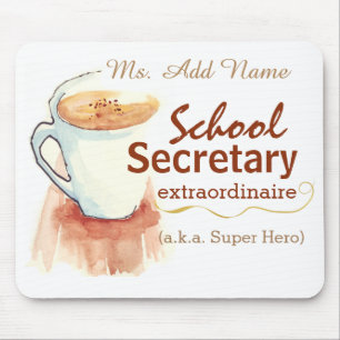 Aangepaste Muismat voor schoolsecretaris