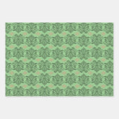 Aangepaste Multi-Patroon Med Damask Lotus Bloem 3 Inpakpapier Vel (Voorkant)