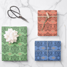 Aangepaste Multi-Patroon Med Damask Lotus Bloem 3