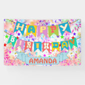Aangepaste multicolor-partijbanner spandoek (Horizontaal)