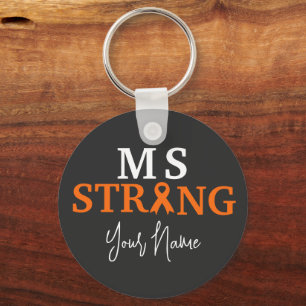Aangepaste Multiple sclerose bewustzijn MS sterk Sleutelhanger