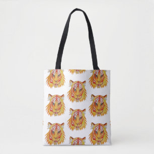 Aangepaste multiprintCanvas tas voor grotere gezic