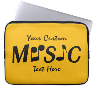 Aangepaste MUSIC-laptophoezen Laptop Sleeve