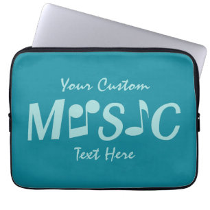 Aangepaste MUSIC-laptophoezen Laptop Sleeve