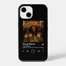 Aangepaste Music Player Song Hoesje Telefoonhoes