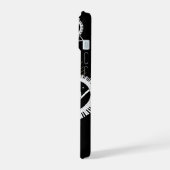 Aangepaste Musical Star golden notes iPhone 15 Hoesje (Linkerkant)