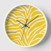 Aangepaste Mustard Yellow Zebra Elke kleur (Voorkant)