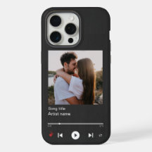 Aangepaste muziek Plaque Telefoon Case Album Hoesj