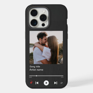 Aangepaste muziek Plaque Telefoon Case Album Hoesj iPhone 15 Pro Max Hoesje
