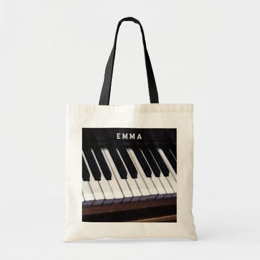 Aangepaste muziek tote bag (Voorkant)