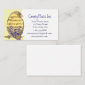 Aangepaste muziek & Vogel Visitekaartje (Voorkant / Achterkant)