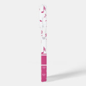 Aangepaste Muzieknoten en Hearts Patroon roze wit Case-Mate iPhone Case (Achterkant / Links)