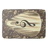 Aangepaste muzieknotitie gitaar Pick Badmat (Voorkant)