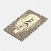 Aangepaste muzieknotitie gitaar Pick Post-it® Notes (Schuin)