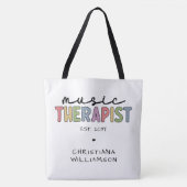 Aangepaste muziektherapeut muziektherapie afstuder draagtas (Voorkant)
