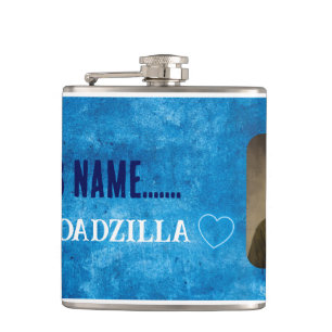 Aangepaste My Dadzilla Fles. Fles Heupfles