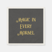 Aangepaste Mystic Gold Bachelorette Servet (Voorkant)