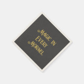 Aangepaste Mystic Gold Bachelorette Servet (Hoek)