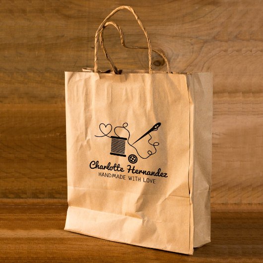 Aangepaste naaigarij, groot rubberstempel