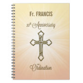 Aangepaste naam, 10e Jubileum van Ordination Notitieboek (Voorkant)