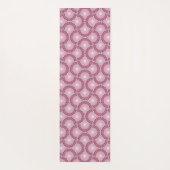 Aangepaste naam 1920s Radiant Dusky Roos Dot Manda Yogamat (Achterkant)