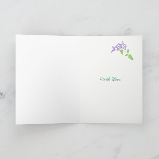 Aangepaste naam 85e verjaardag met Phlox Flowers C Kaart (Binnen)