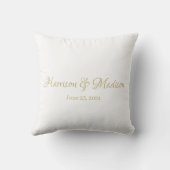 Aangepaste naam aangepast paar en datum huwelijk kussen (Achterkant)