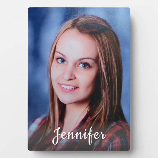 Aangepaste naam Aangepaste foto Fotoplaat (voorkant)