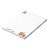 Aangepaste naam Aangepaste Herfst pompoenen Notiti Notitieblok (Gedraaid)