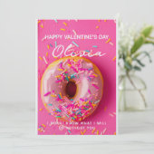 Aangepaste naam Aangepaste Kaart Donut Valentijnsd (Staand voorkant)