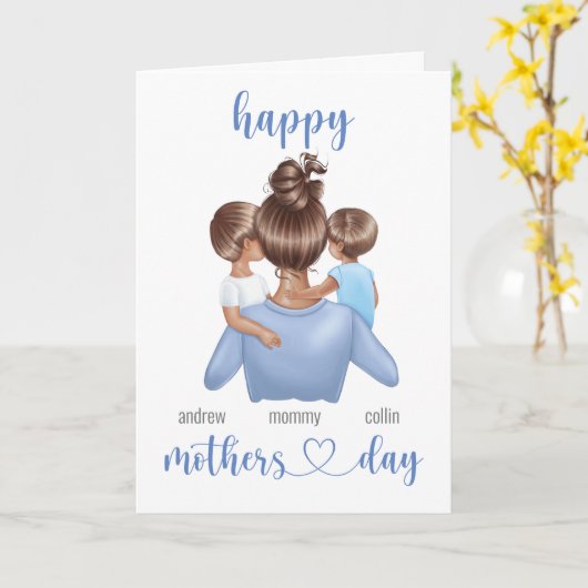 Aangepaste naam Aangepaste Kaart Moederdag (Gele Bloem)