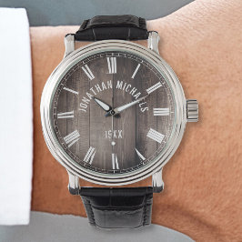 Aangepaste naam Aangepaste Rustic Farmhouse Horloge