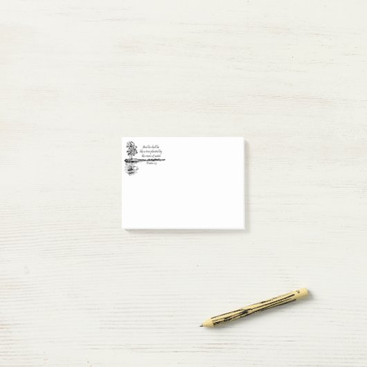Aangepaste naam Aanmoedigings Schrift Ps 1:3 Post-it® Notes (Op bureau)