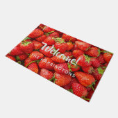 Aangepaste naam aardbeien deurmat (Schuin)
