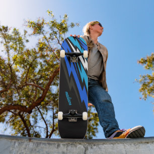 Aangepaste naam Abstract Bliksem Skateboard