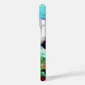 Aangepaste naam Abstract Iriserende Kleurrijke 3D  Case-Mate iPhone Case (Achterkant / Links)