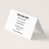 Aangepaste naam Adres Gepersonaliseerd Visitekaart Visitekaartjes (Achterkant)