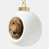 Aangepaste naam afbeelding afbeelding keramische bal ornament (Rechts)