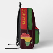 Aangepaste naam Afrika Bedrukte Rugzak (Links)