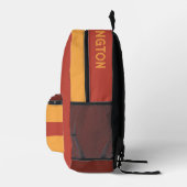 Aangepaste naam Afrika Bedrukte Rugzak (Rechts)