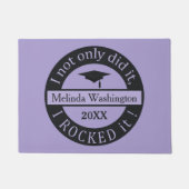 Aangepaste naam afstuderen en jaardeurmatten deurmat (Voorkant)