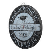 Aangepaste naam afstuderen & jaardartboard dartbord (Voorkant Rechts)