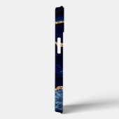 Aangepaste naam Agate Navy Blue Gold Geode Marble Case-Mate iPhone Case (Achterkant / Rechts)