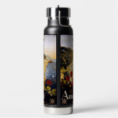 Aangepaste naam Amalfi Italië Waterfles (Links)