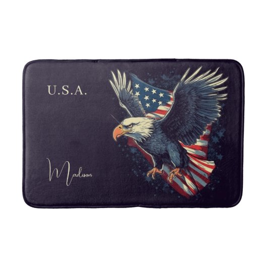 Aangepaste naam American Eagle Badmat (Voorkant)