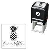 Aangepaste naam anananas Handtekening Zelfinktende Stempel (In situ)